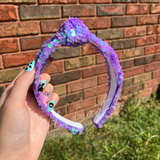 Birthday Knotted Sequin Headbands