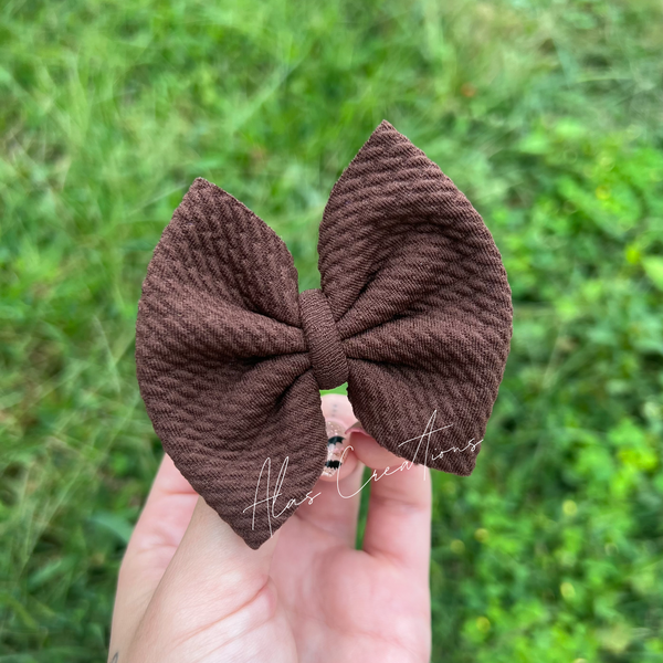 Chocolate - 3” Mini Bow