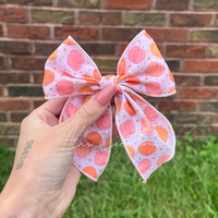 Pink Pumpkins Large Emma Bow