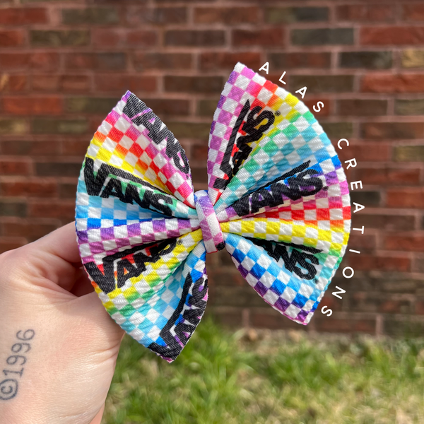 Vans Rainbow Checks - Big Bow