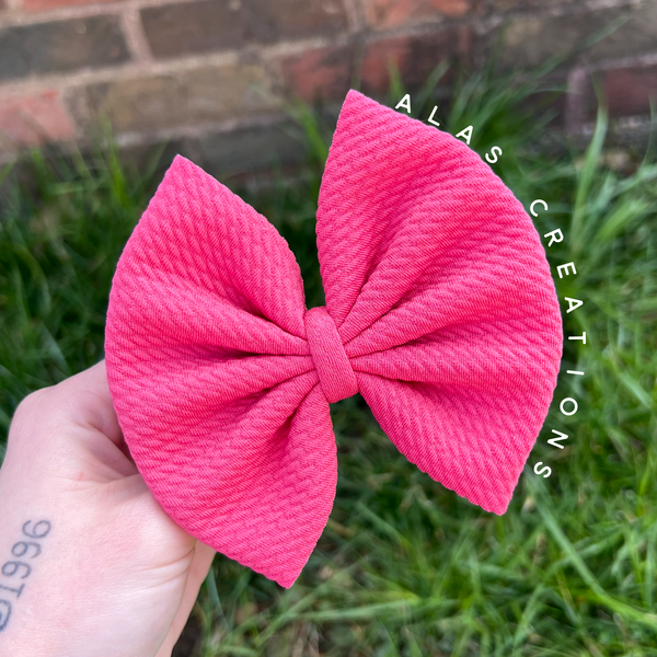 Berry Pink - Big Bow