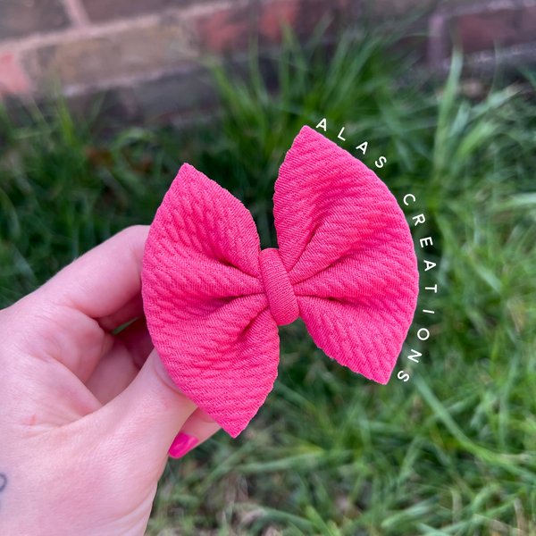 Berry Pink - 3” Mini Bow