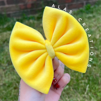 Lemon Velvet - Big Bow