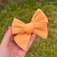 Apricot Rib Emma Bow