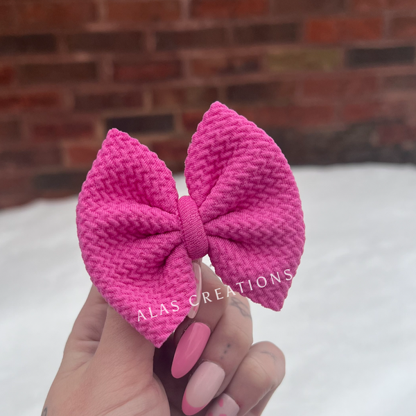 Pink Taffy - 3” Mini Bow