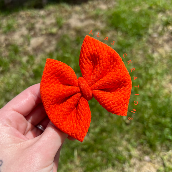 Orange - 3” Mini Bow