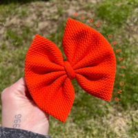 Orange - Big Bow