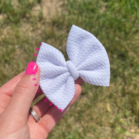 White - 3” Mini Bow