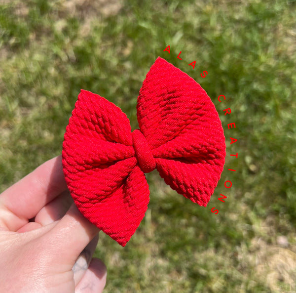 Red - 3” Mini Bow