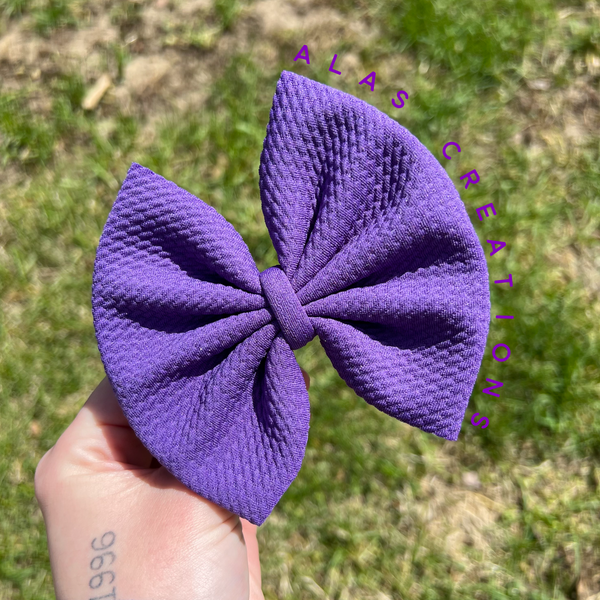 Pretty Purple - Big Bow