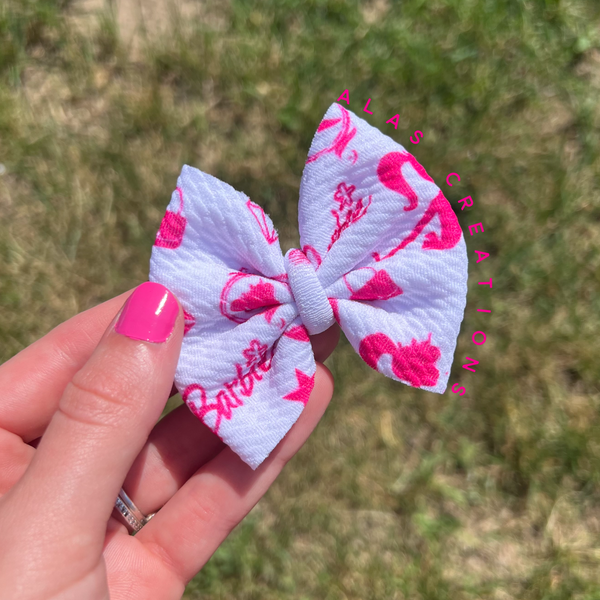 Pink Doll - 3” Mini Bow