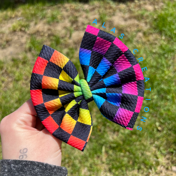 Rainbow Checkers - Big Bow