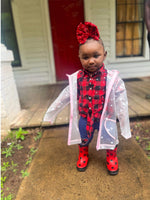 Blood Red Sequins - Big Bow