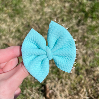 Pastel Blue - 3” Mini Bow