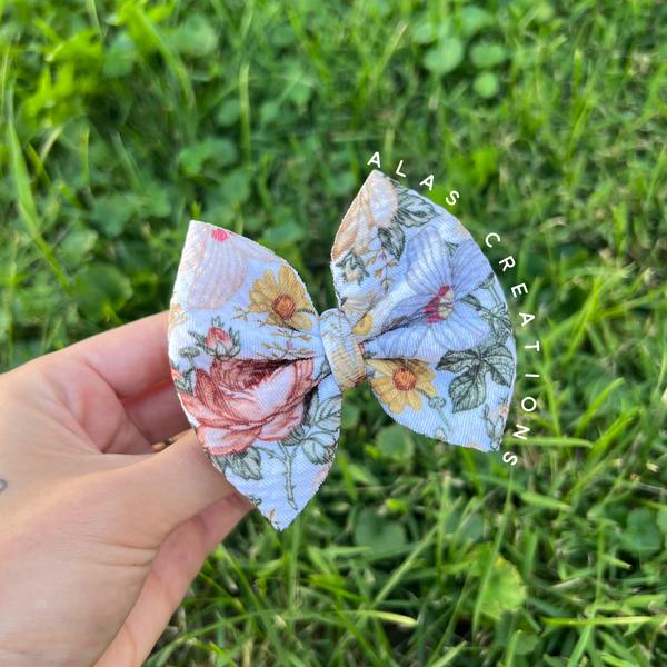 Peyton’s Floral - 3” Mini Bow