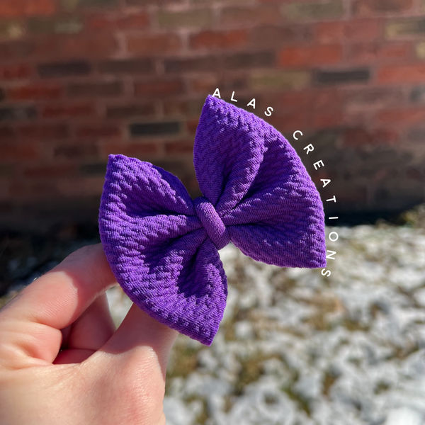 Purple - 3” Mini Bow